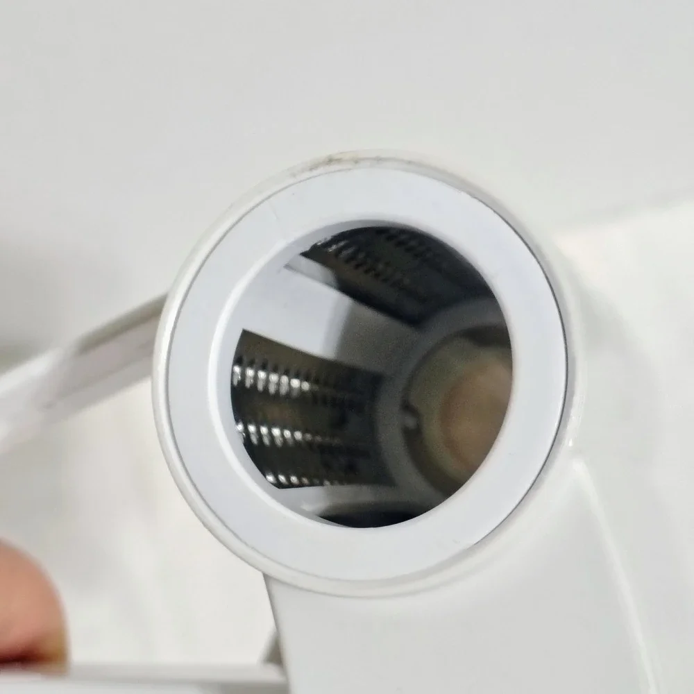 White Rotary Grater Manual Cheese Shredder‎ Kitchen Tool with Crank Handle